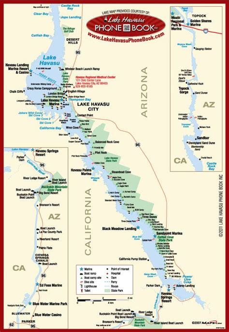 Map Of Lake Havasu Az | Dakota Map