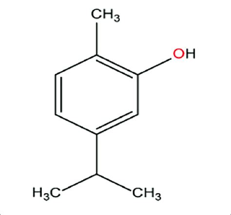 | Chemical structure of carvacrol. | Download Scientific Diagram