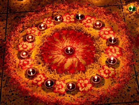 Tihar Rangoli: Simple Rangoli Designs for Tihar - Stunning Nepal