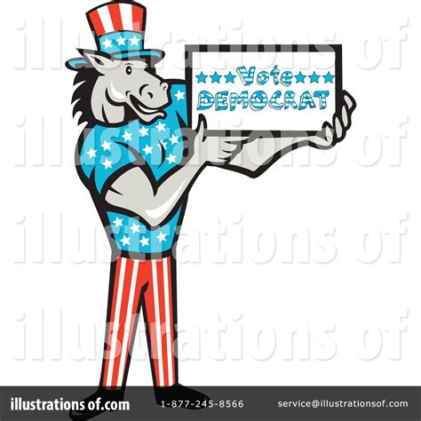 Democrat Clipart #1366047 - Illustration by patrimonio