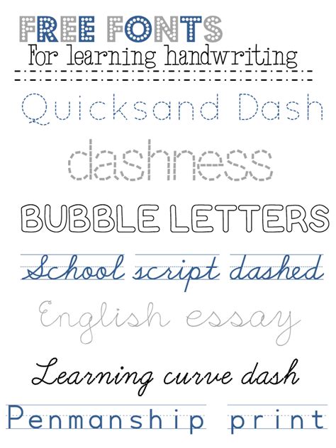 Free learning cursive handwriting font generator - taskaso