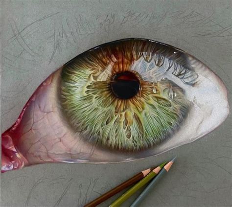 24 Amazing Realistic Colored Pencil Drawing Ideas