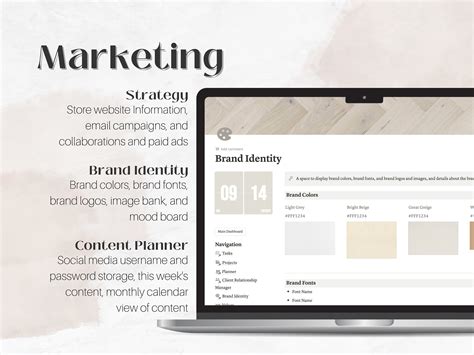 Notion Template Business Business Planner Notion Template - Etsy