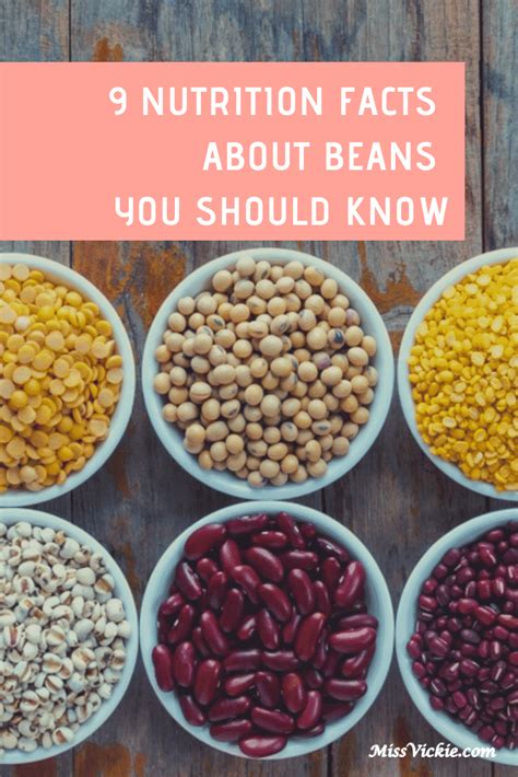 9 Nutrition Facts About Beans You Should Know - Miss Vickie