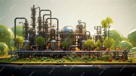 Premium AI Image | A photo of a biofuel production process