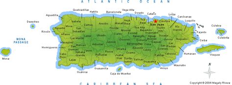 Puerto Rico Map