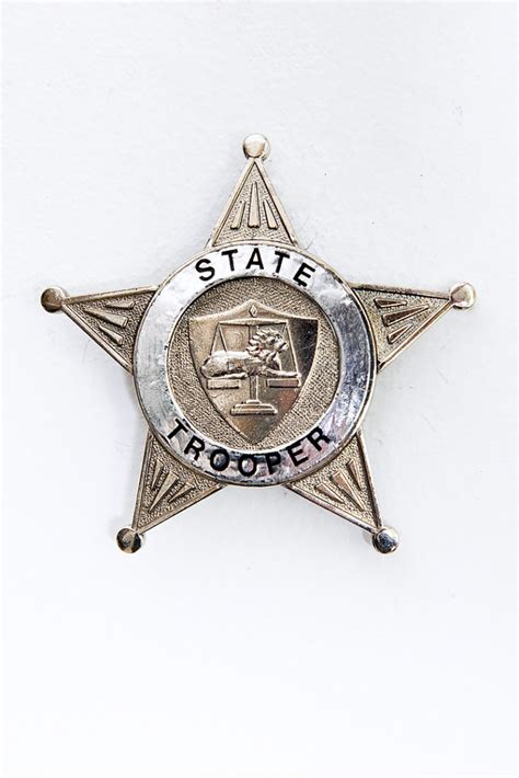 State Trooper Star Badge | Thunder Thighs Costumes Ltd.