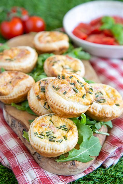 Vegetarian Mini Quiche Lorraine - Helen's Fuss Free Flavours