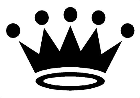 Crown black and white crown clipart 2 - WikiClipArt