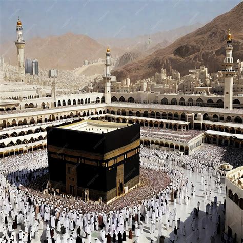 Premium Photo | Makkah kaaba hajj muslims islamic mecca