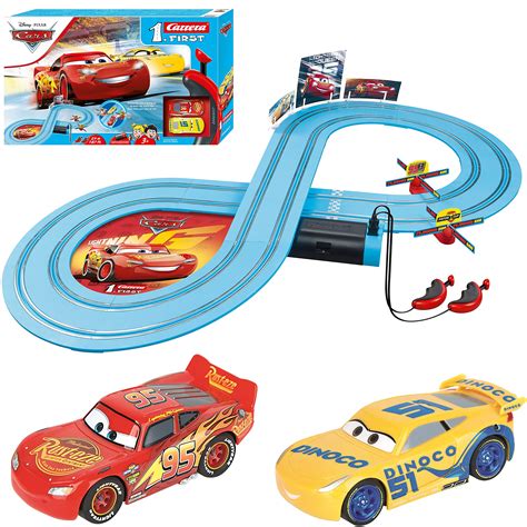 Carrera First Disney/Pixar Cars - Slot Car Race Track - Includes 2 Cars ...