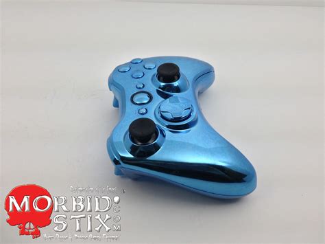 Blue Chrome Xbox 360 Controller 3 - MorbidStix Gallery since 2007