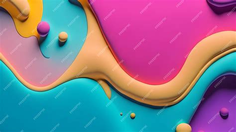 Premium AI Image | colorful abstract wallpaper clean and minimal ...