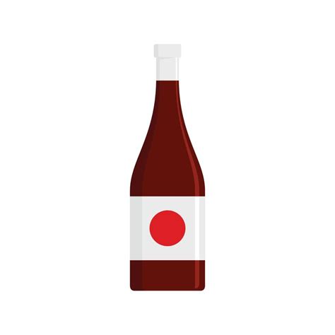 Soy sauce bottle icon, flat style 14476947 Vector Art at Vecteezy