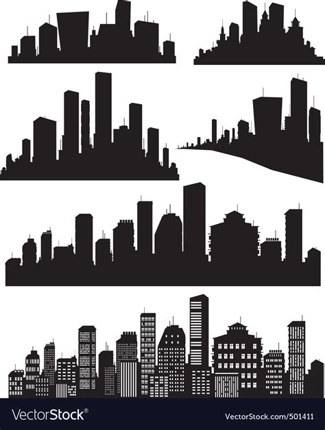 Cityscape Royalty Free Vector Image - VectorStock