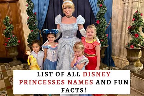 List of all Disney Princesses Names and Fun Facts! • Visiting Orlando ...