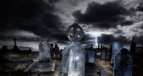 Spooky Graveyard Wallpaper - WallpaperSafari