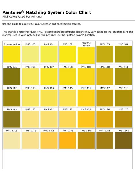 PMS Color Chart - DocsLib