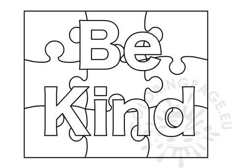 Kind Words Coloring Pages