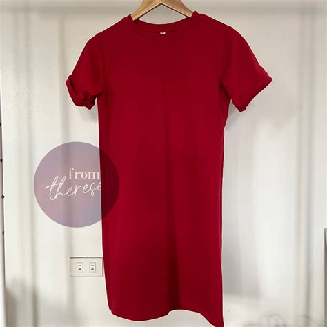 Plain Red Dress, Women's Fashion, Dresses & Sets, Dresses on Carousell