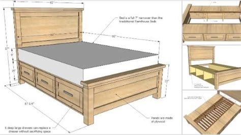 Diy King Size Bed Frame With Storage Underneath – DIY