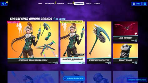 What's In The Fortnite Item Shop Today - October 22, 2021: Spacefarer ...