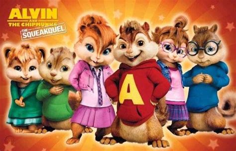 ALVIN & the CHIPMUNKS CHIPETTES Squeakquel Movie POSTER | #113761744