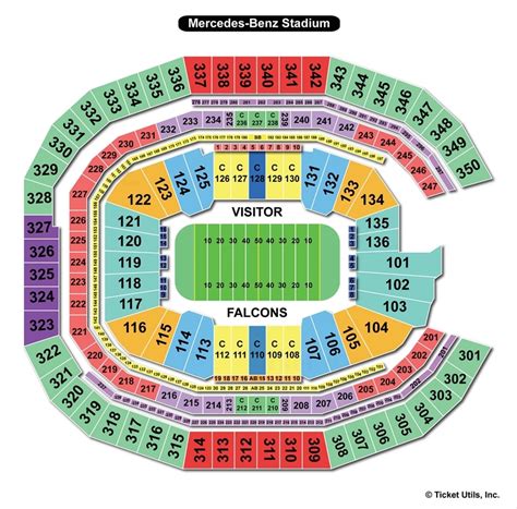 Mercedes-Benz Stadium, Atlanta GA | Seating Chart View