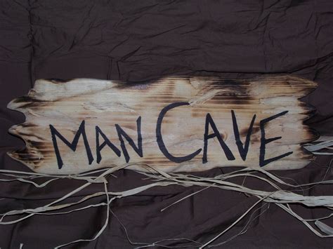 rustic sign: ALL NEW RUSTIC MAN CAVE SIGN