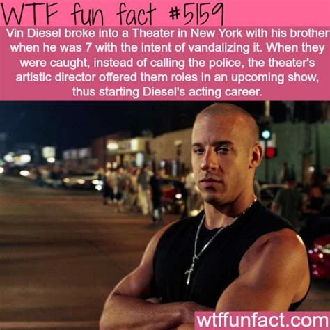 How vin diesel started his acting career wtf fun – Artofit