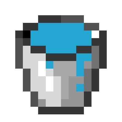 Bucket of fake water | Minecraft Items | Tynker