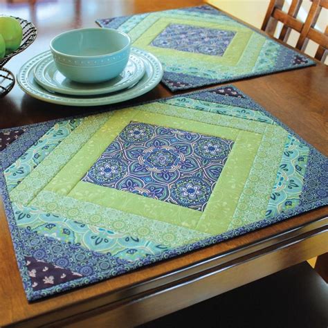 Quilt As You Go Placemats -- Casablanca - Patched Works | Quilted ...