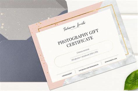 Photography Gift Certificate