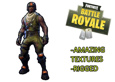 3D asset FORTNITE Aerial Assault Trooper | CGTrader