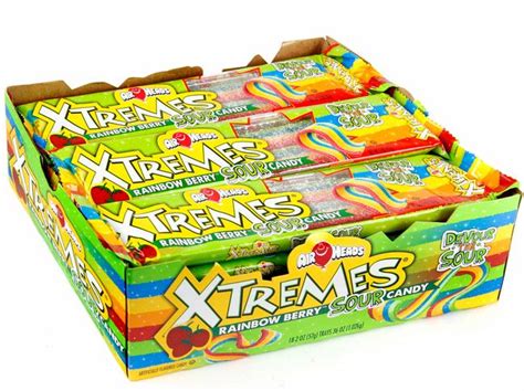 AirHeads Xtremes Rainbow Berry Sour Belts - 18 Ct • Oh! Nuts®