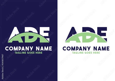 Letter ADE logo design vector template, ADE logo Stock Vector | Adobe Stock