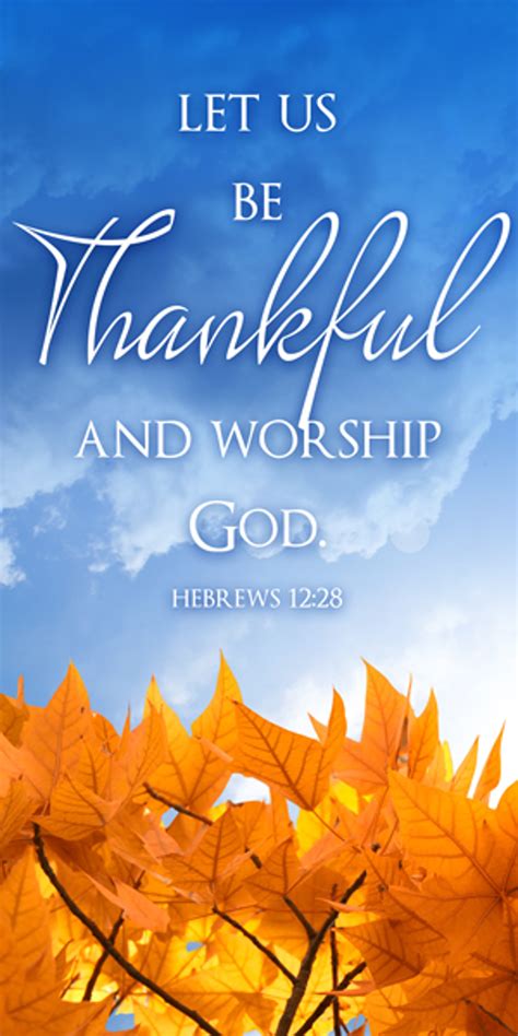 Church Banner - Fall & Thanksgiving - Thankful