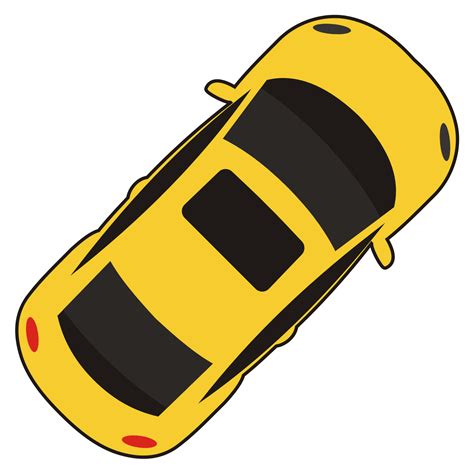 Vector for free use: Car Top View