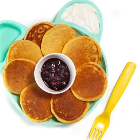 Kid-Requested Fluffy Sweet Potato Pancakes (5-Ingredients) | Baby Foode