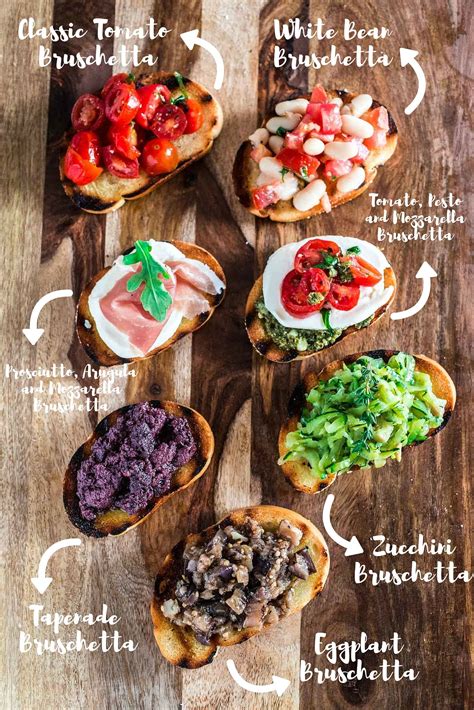 Build Your Own Bruschetta Bar Olivias Cuisine