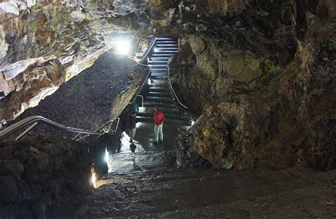 Inside Algar do Carvao, a Dormant Volcano in the Azores