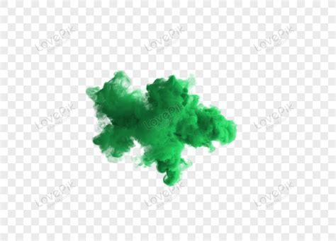 Green Cloud Smoke Illustration, Cloud Illustration, Cloud, Green ...