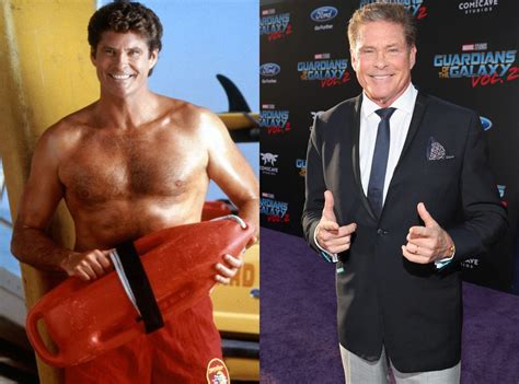 David Hasselhoff from Baywatch Stars, Then and Now | E! News