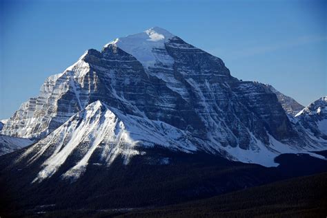 08 Mount Temple From Lake Louise Ski Area Viewing Platform