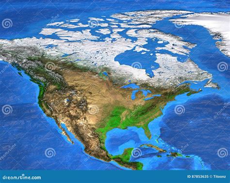 Satellite Map Of North America - Osiris New Dawn Map