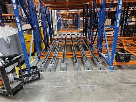 FIFO Gravity Flow Pallet Racks - Western Storage and Handling