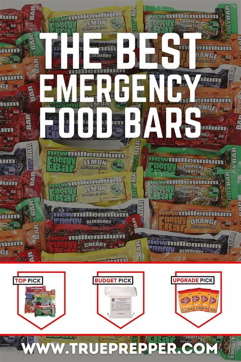 Best Emergency Food Bars for Prepping and Survival | TruePrepper