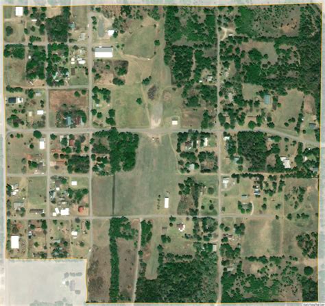 Map of Oakwood town, Oklahoma - Thong Thai Real