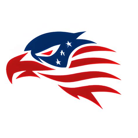 USA Eagle Flag Logo Design · Creative Fabrica