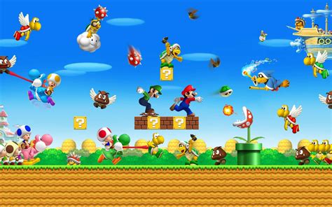 Super Mario Bros Game Wallpapers - Top Free Super Mario Bros Game ...